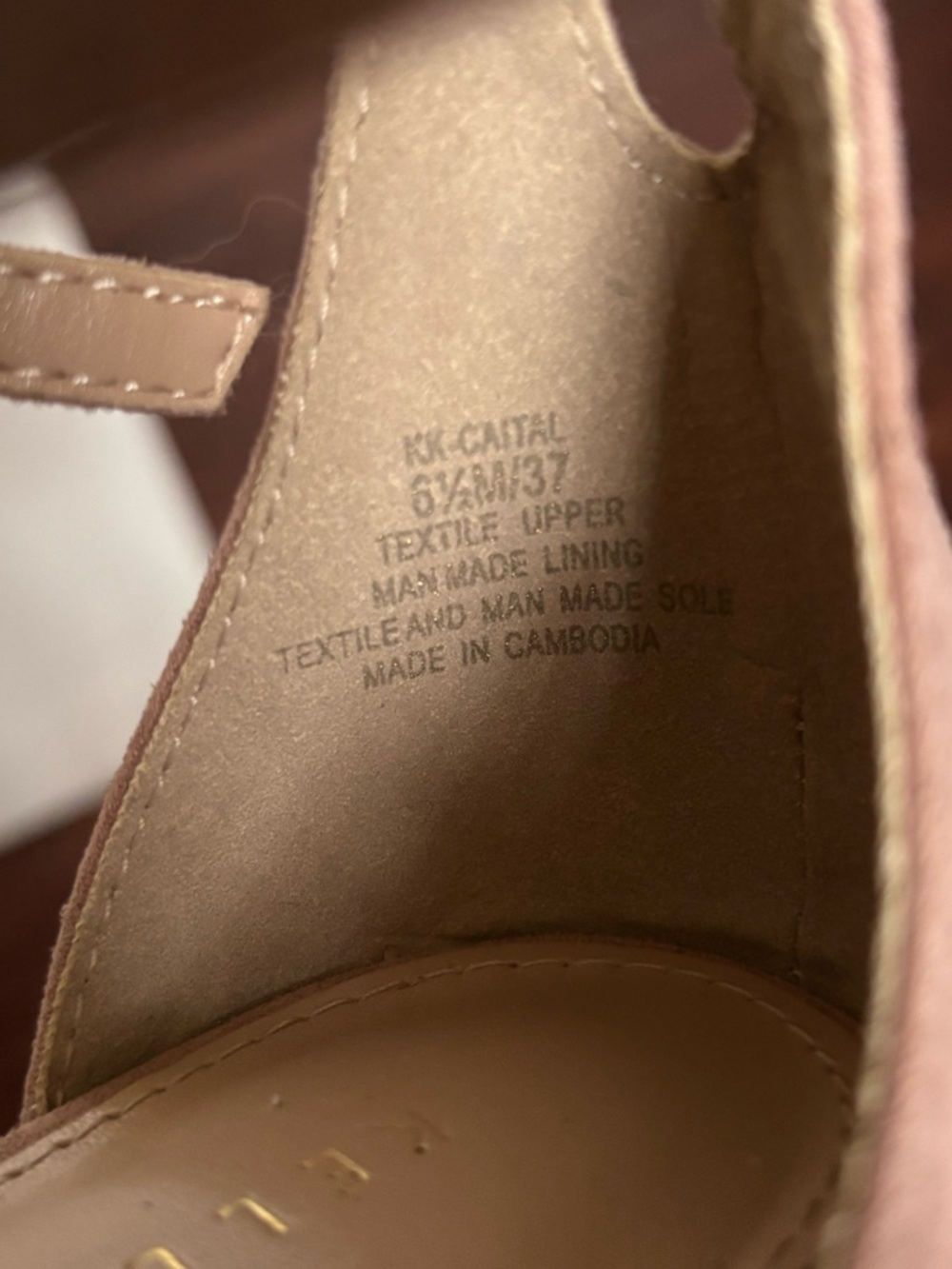 Kelly & Katie Dusty Pink Suede Block Heel Sandals - Picture 11 of 12